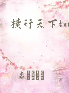 横行天下txt