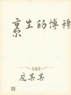 重生的博穆博果尔