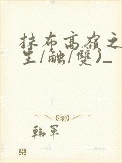 抹布高岭之花(生/触/双)_