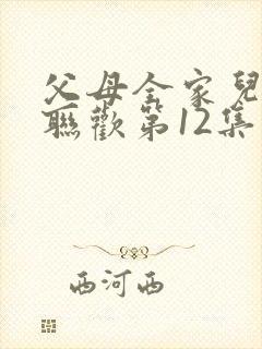 父母全家儿女大联欢第12集