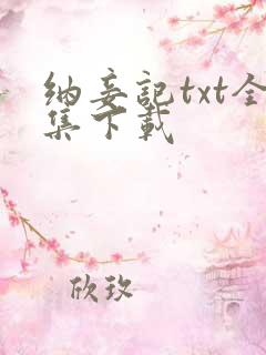 纳妾记txt全集下载