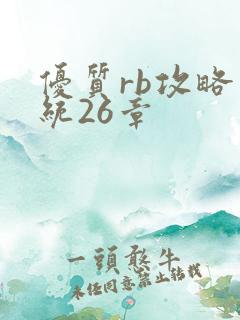 优质rb攻略系统26章