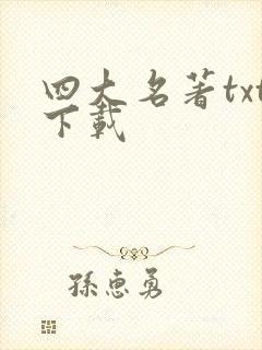 四大名著txt下载