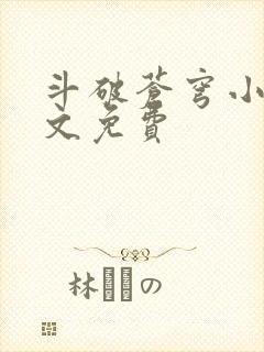 斗破苍穹小说全文免费