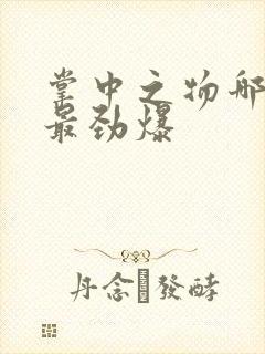 掌中之物哪一章最劲爆