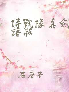 侍战队真剑者粤语版