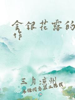 金银花露的代表作