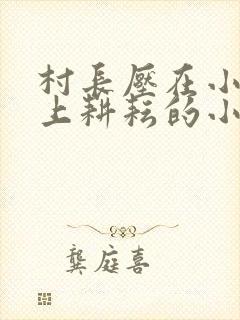 村长压在小娥身上耕耘的小说