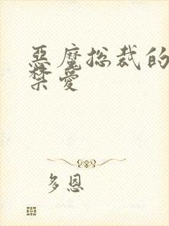 恶魔总裁的一夜禁爱