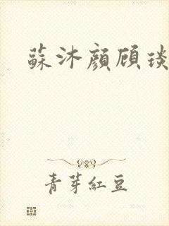 苏沐颜顾琰小说