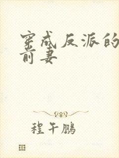 穿成反派的炮灰前妻