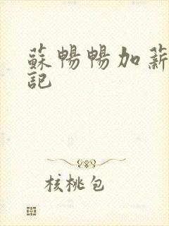 苏畅畅加薪奋斗记