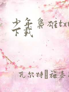 少年枭雄txt下载