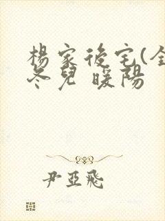 杨家后宅(全)冬儿 暖阳