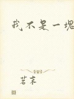 我不是一块石头