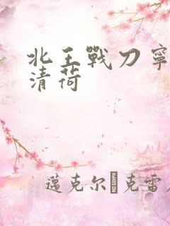 北王战刀宁北苏清荷