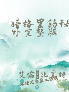 暗格里的秘密番外完整版