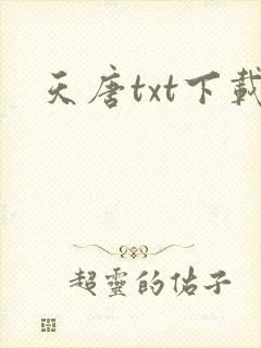 天唐txt下载
