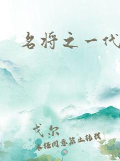 名将之一代天骄