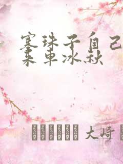 塞珠子自己排出来车冰秋