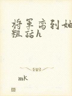 将军脔到她哭h粗话h