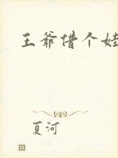王爷借个娃