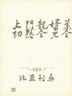 上门龙婿叶辰萧初然全免全集