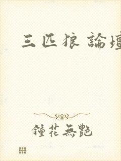 三匹狼 论坛