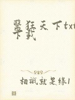 医狂天下txt下载