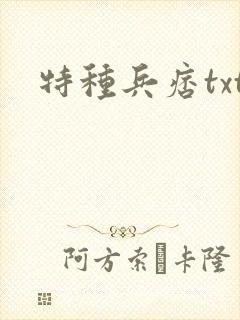 特种兵痞txt