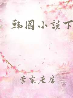 韩国小说下载
