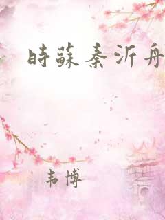 时苏秦沂舟小说