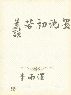 叶若初沈墨寒小说