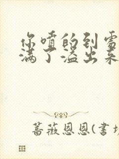 你喷的到处都是满了溢出来了