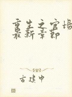 重生之官场风流最新章节