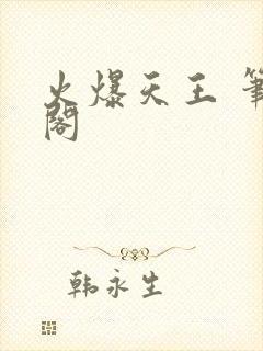 火爆天王 笔趣阁