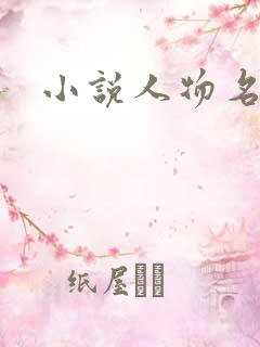 小说人物名
