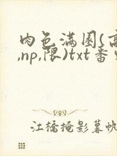 肉色满园(高h,np,限)txt番外篇