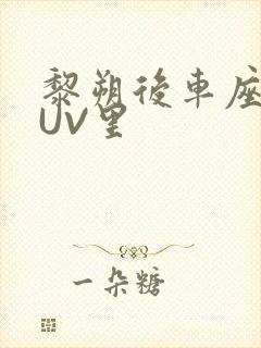 黎朔后车座上SUV里