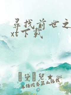 寻找前世之旅txt下载