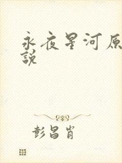 永夜星河原著小说