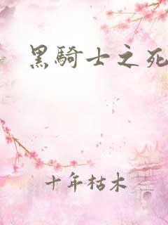 黑骑士之死