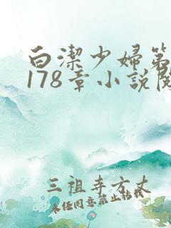 白洁少妇第1一178章小说阅读