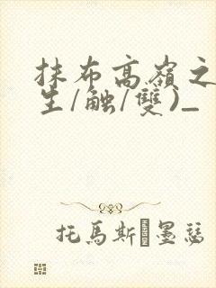 抹布高岭之花(生/触/双)_