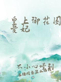 皇上御花园中要爱妃