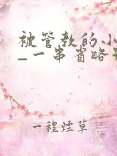 被管教的小美人_一串省略号_