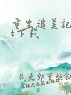 重生追美记txt下载