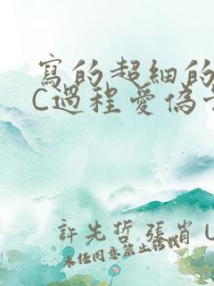 写的超细的多肉C过程爱伪骨科