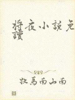 将夜小说免费阅读