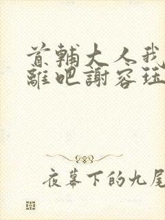 首辅大人我们和离吧谢容珏